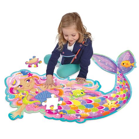 Create a Magical Decoration with a Mermaid Floor Puzzle